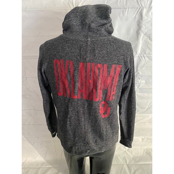 Oklahoma OU Sooners Full Zip Hooded  Jacket By Royce Apparel | Women’s LARGE EUC - Picture 5 of 7